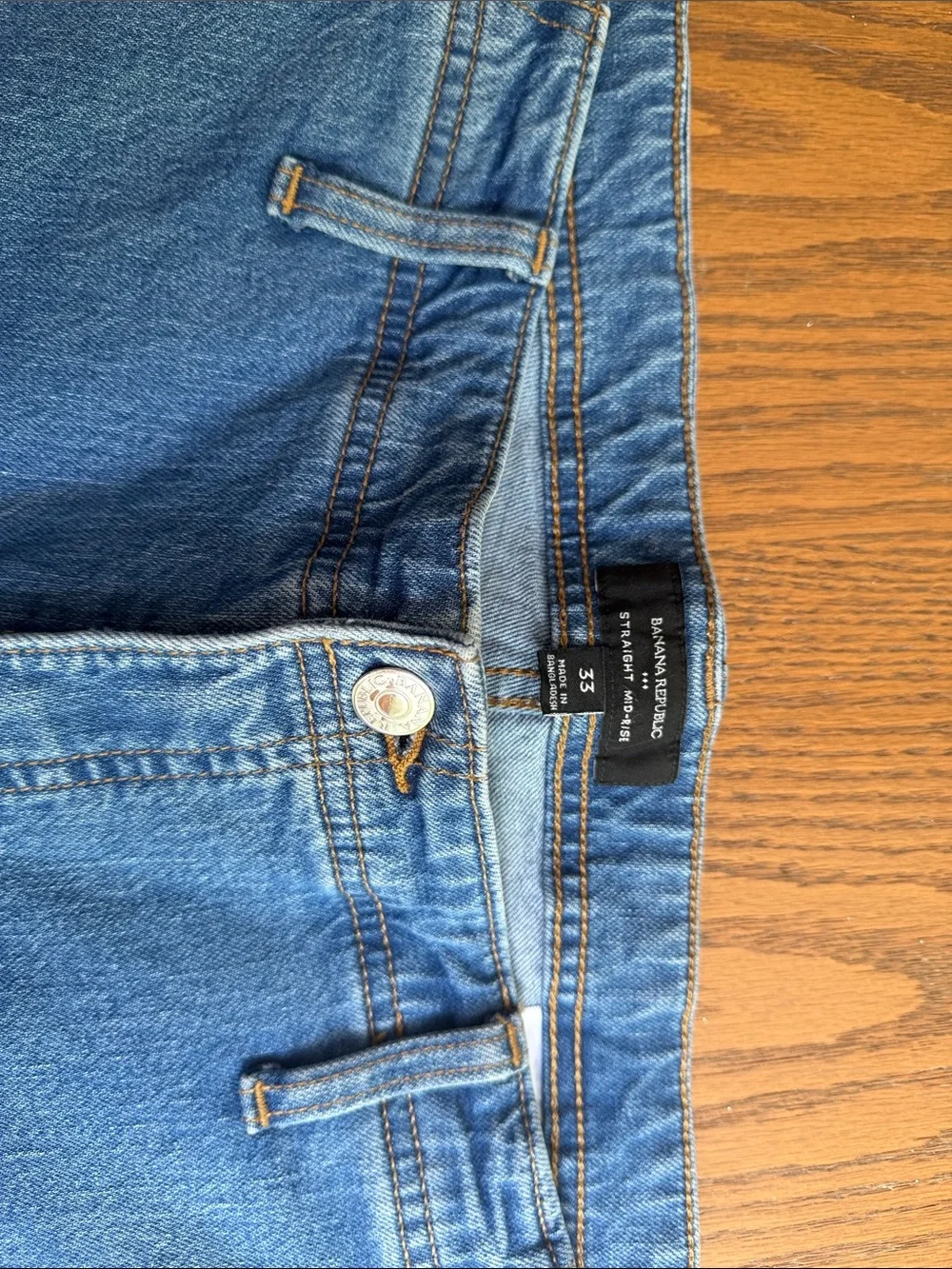 Banana Republic wide leg jeans size 33